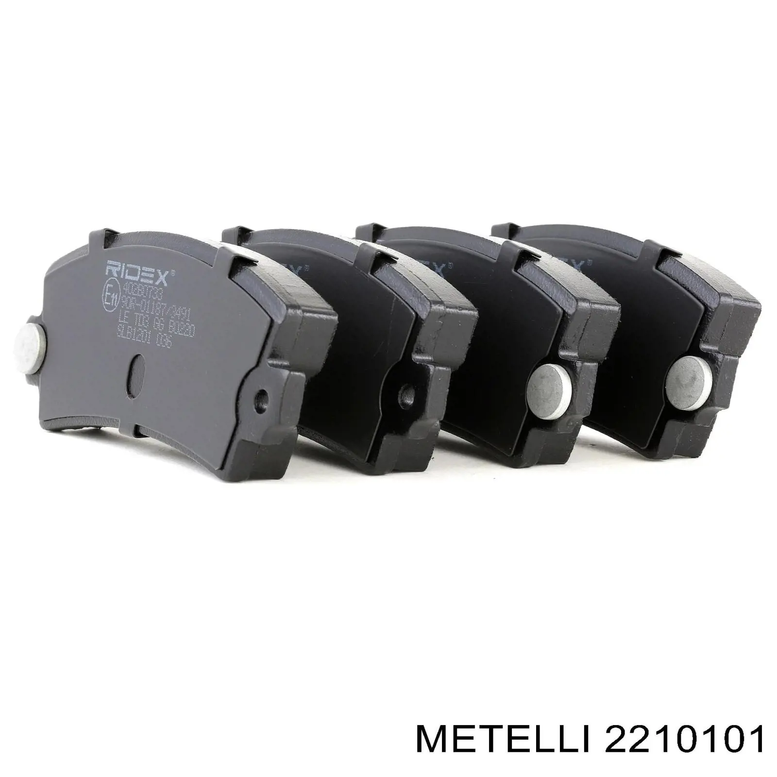 Купить 2210101 Metelli Колодки тормозные