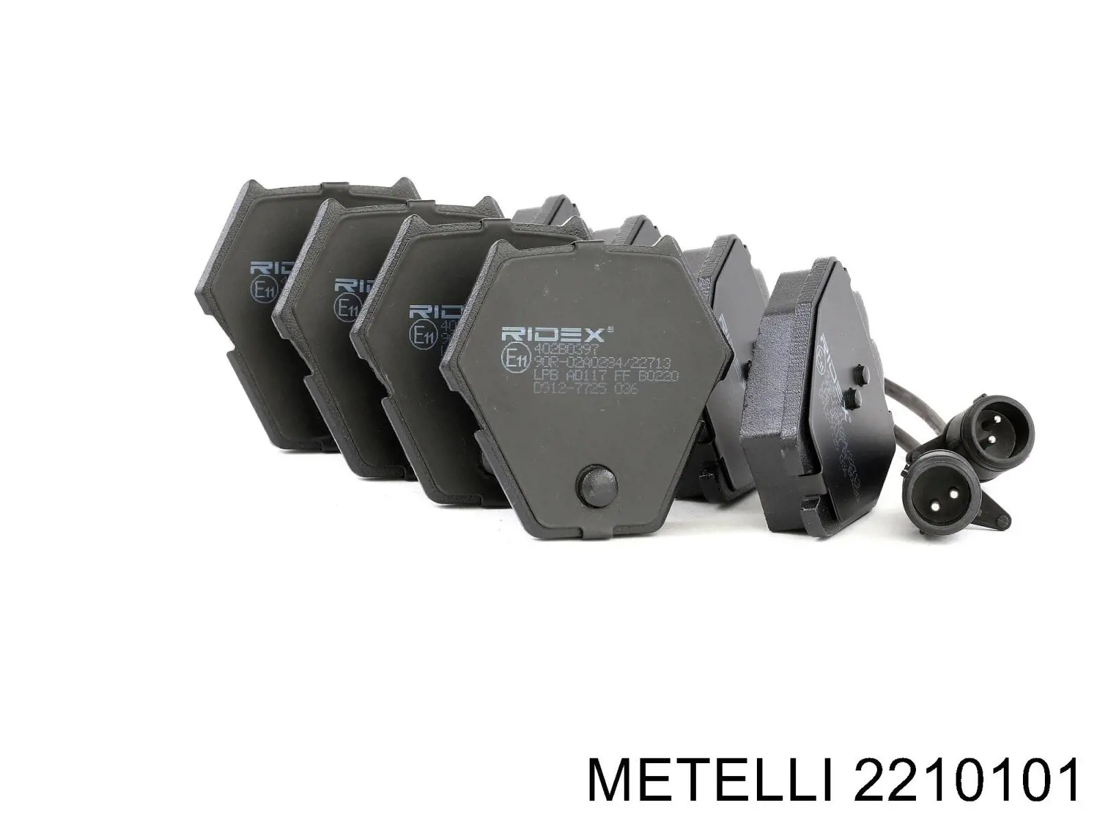 Передние тормозные колодки 2210101 Metelli