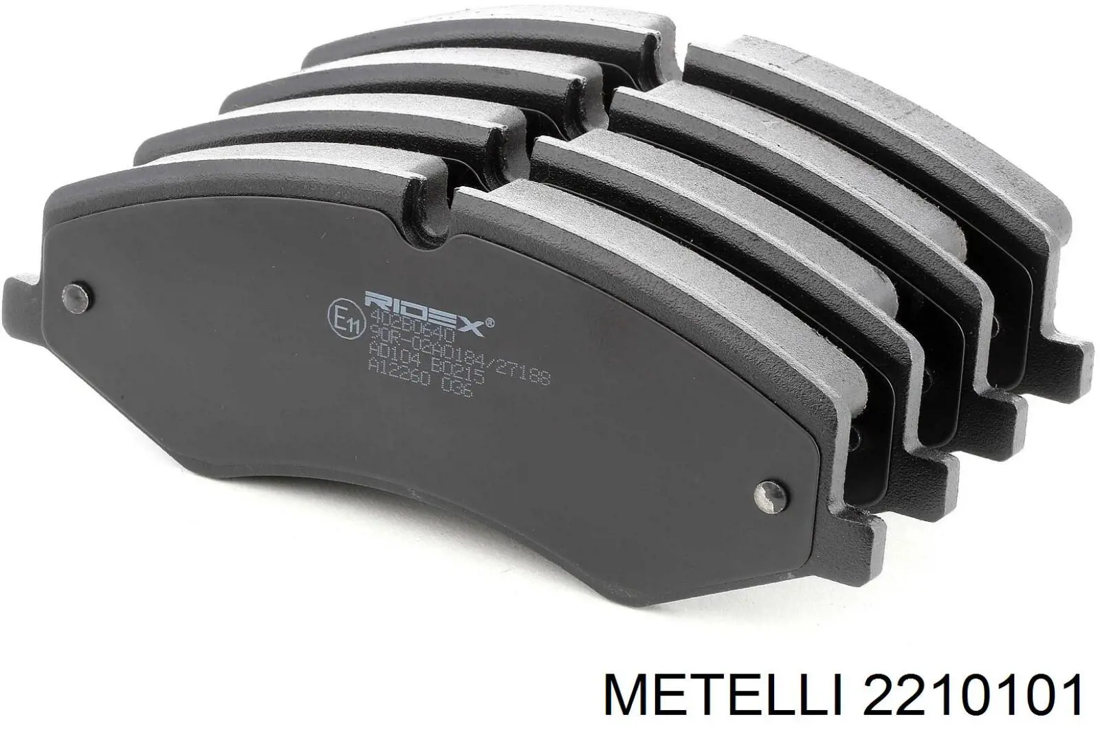 2210101 Metelli Колодки передние