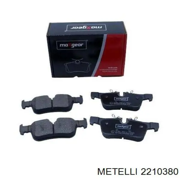 Колодки дисковые  Metelli 2210380 цена, от 23.31 USD