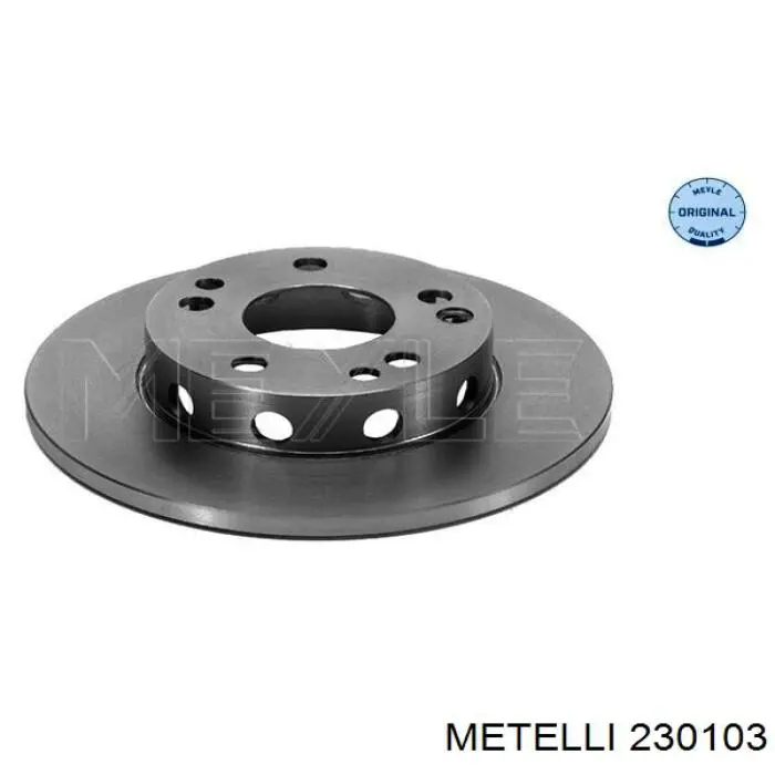 23-0103 Metelli диск тормозной передний