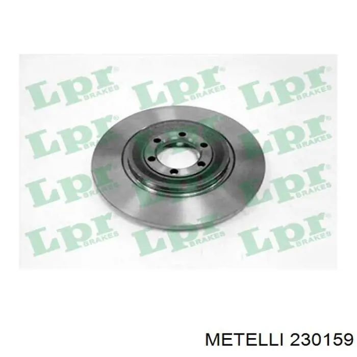 230159 Metelli диск тормозной задний
