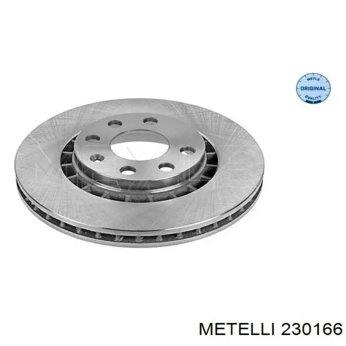 23-0166 Metelli диск тормозной передний
