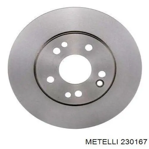 230167 Metelli Диск тормозной передний