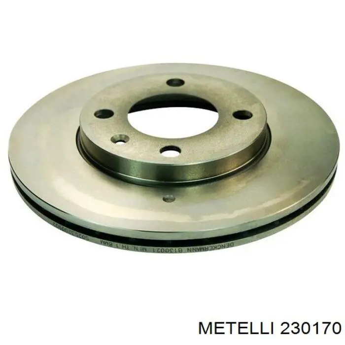 23-0170 Metelli диск тормозной передний