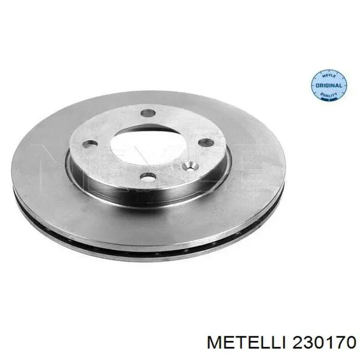 230170 Metelli Диск тормозной передний