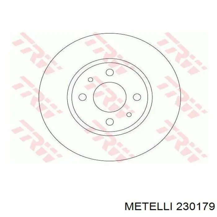 Тормоз дисковый передний Metelli 230179 цена, от 26.71 USD