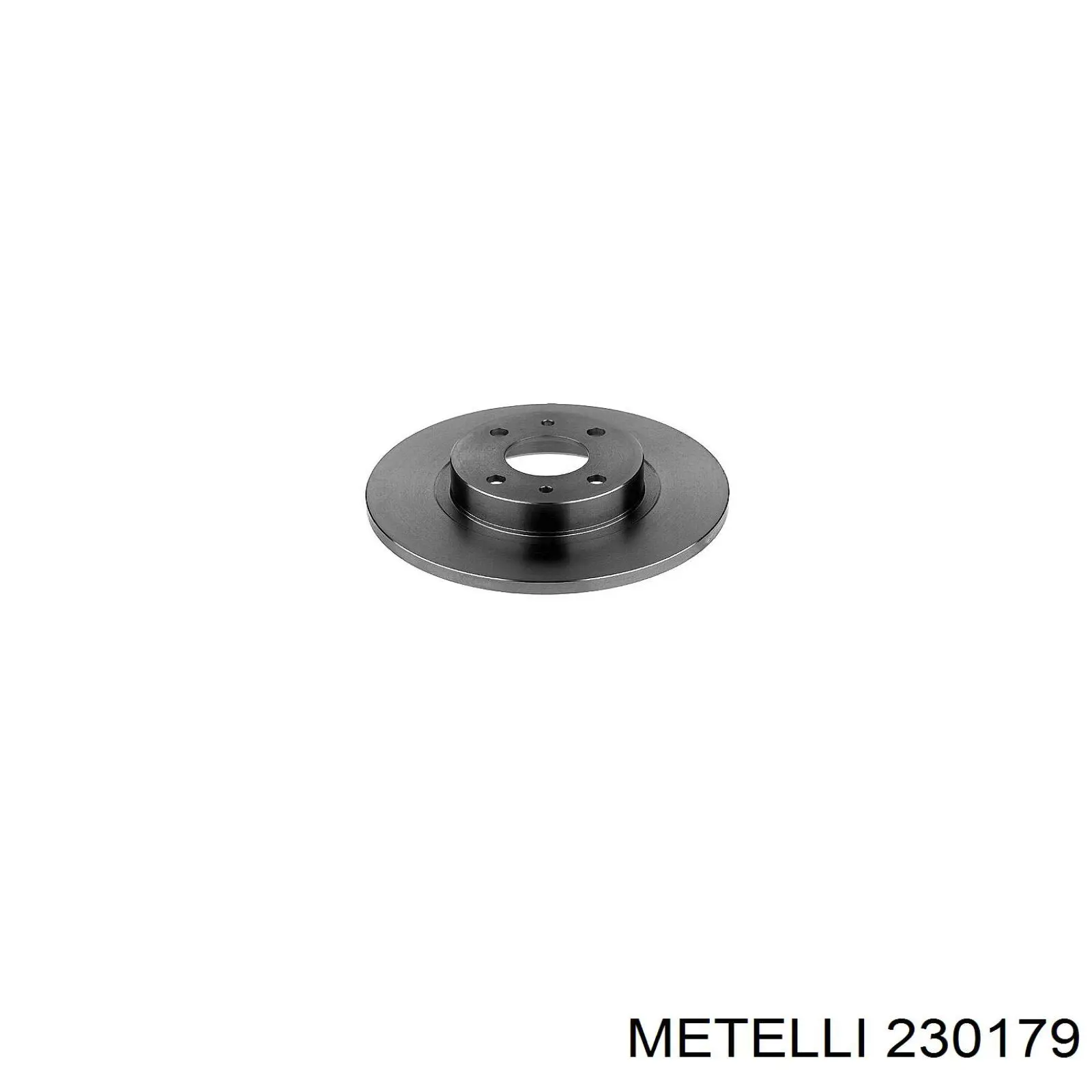 230179 Metelli Диск тормозной передний
