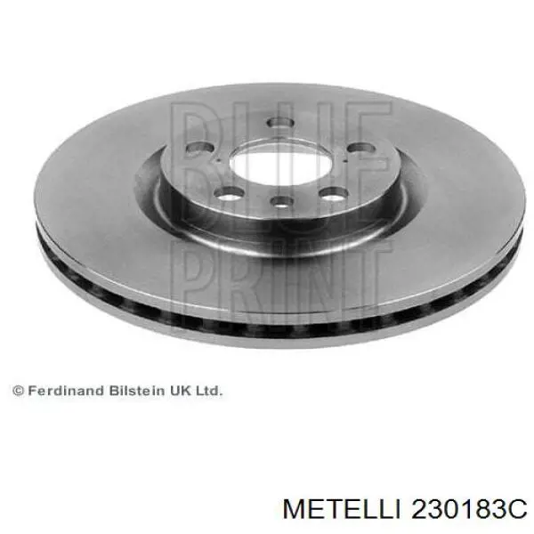 Диск гальмівний передній 230183C Metelli