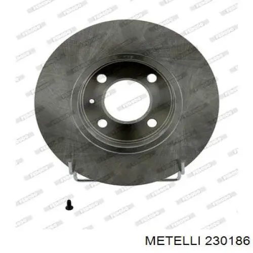 Передние тормозные диски 230186 Metelli