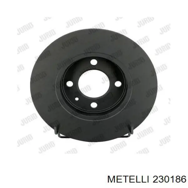 230186 Metelli Диск тормозной передний