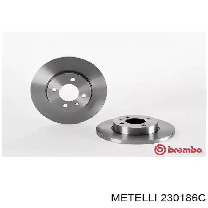 Передний тормозной диск Metelli 230186C