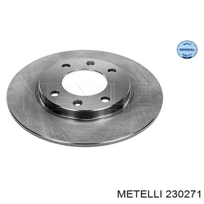 23-0271 Metelli диск тормозной задний