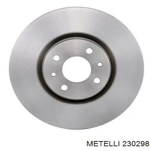 230298 Metelli диск тормозной передний