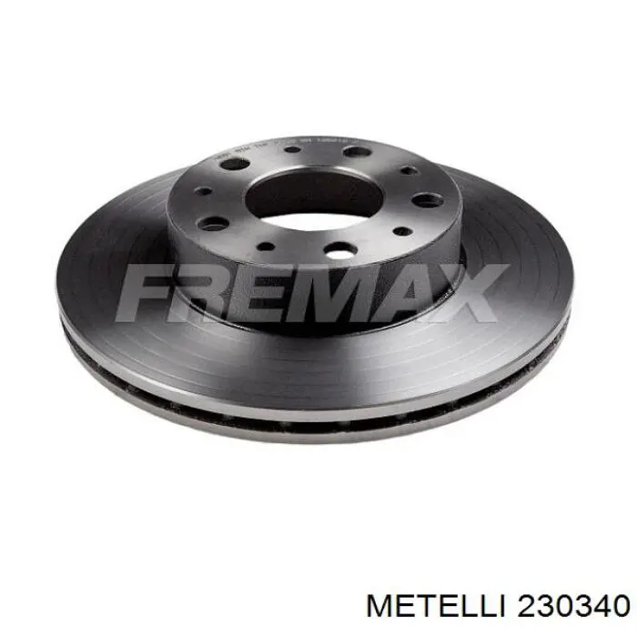 Передний тормозной диск Metelli 230340
