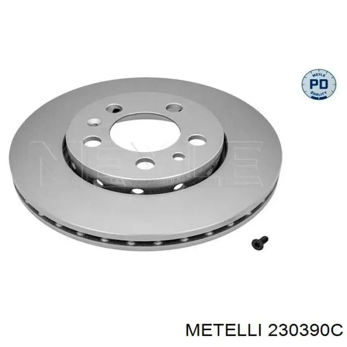 Диск гальмівний передній 230390C Metelli