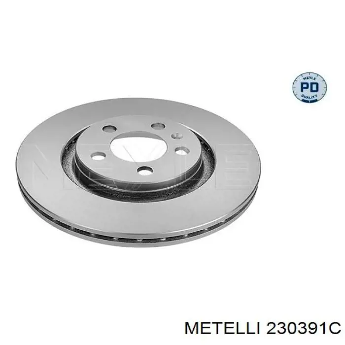 Передние тормозные диски 230391C Metelli