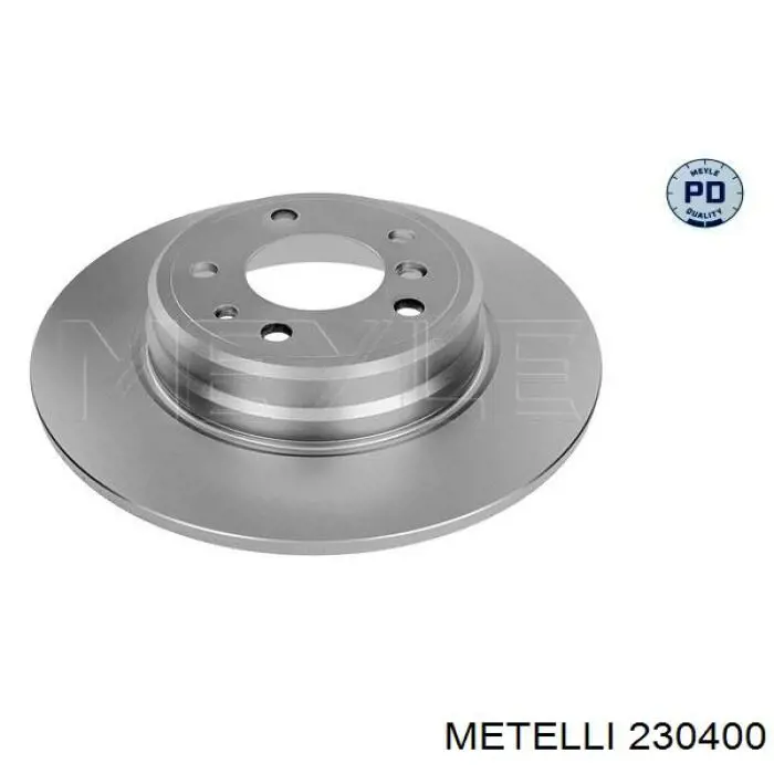 230400 Metelli диск тормозной задний