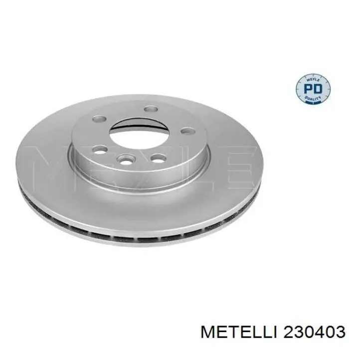 230403 Metelli диск тормозной передний