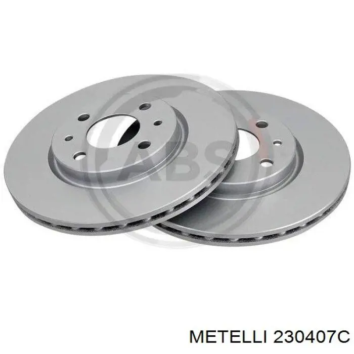 230407C Metelli Диск тормозной передний