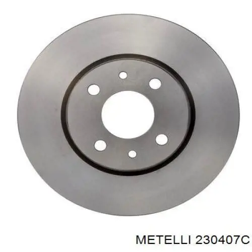 230407C Metelli Диск тормозной передний