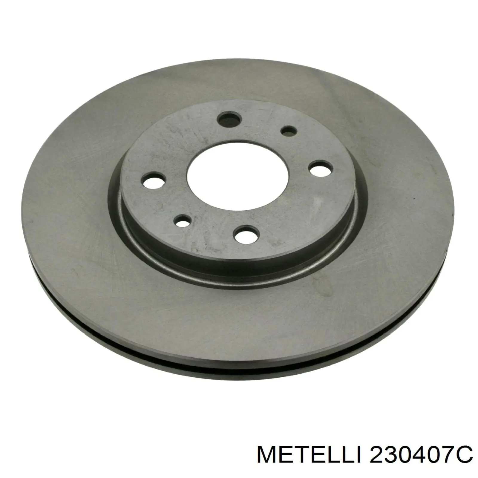 Диск гальмівний передній 230407C Metelli