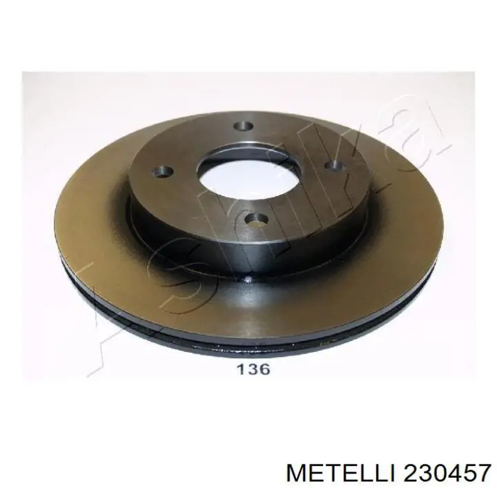 23-0457 Metelli диск тормозной передний