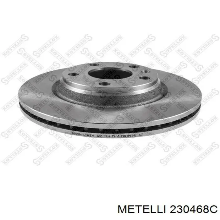 Передний тормозной диск Metelli 230468C