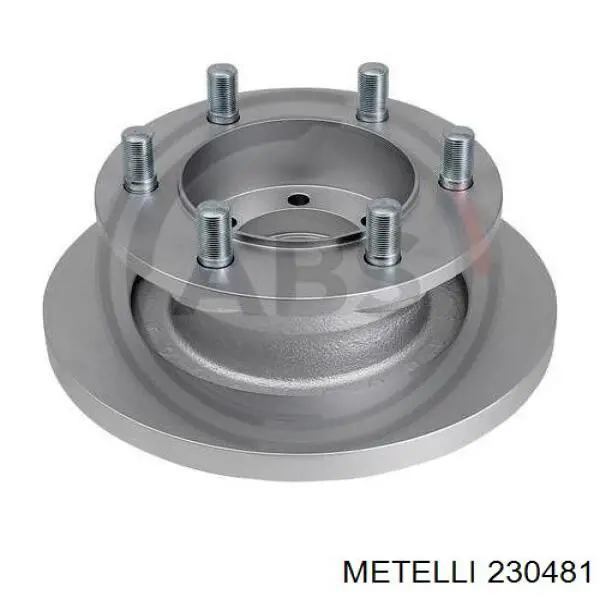 Тормоз дисковый передний Metelli 230481 цена, от 74.79 USD