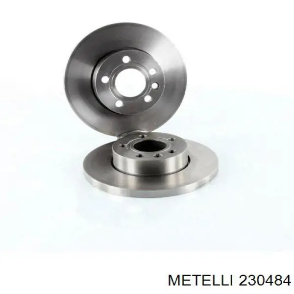 Диск гальмівний передній 230484 Metelli
