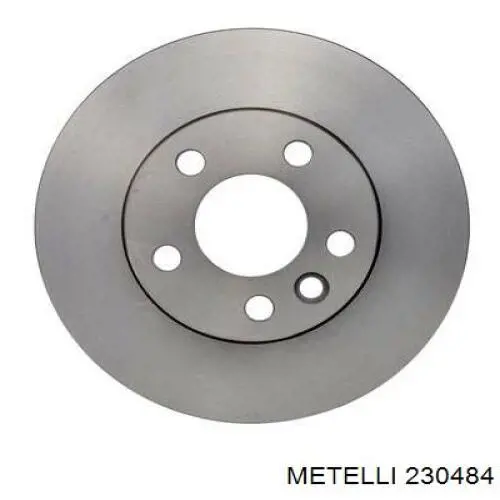 Диск гальмівний передній 230484 Metelli