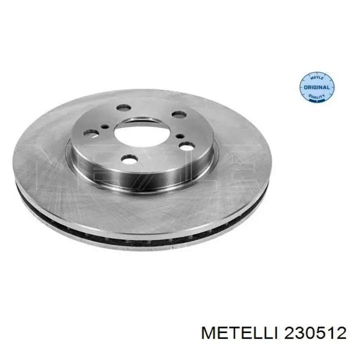 230512 Metelli диск тормозной передний