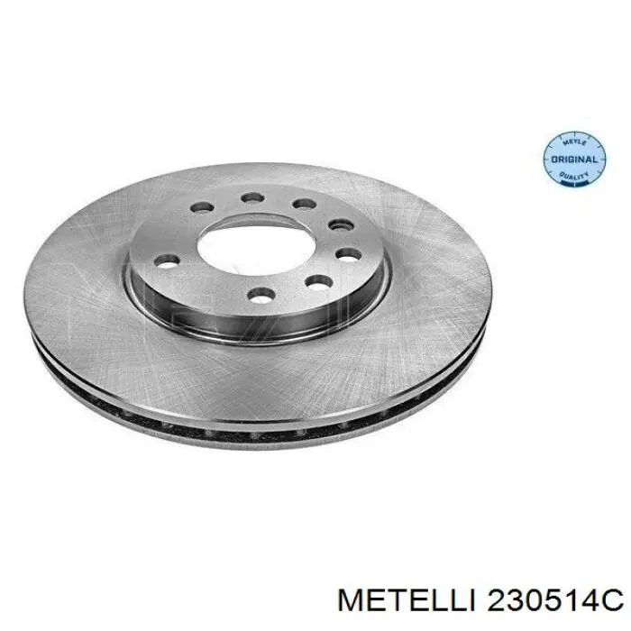 230514C Metelli Диск тормозной передний
