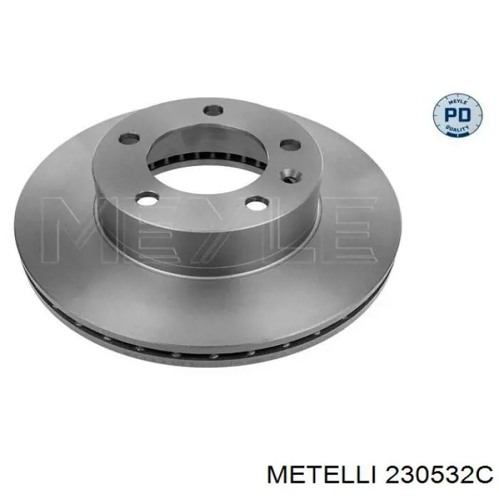 230532C Metelli Диск тормозной передний