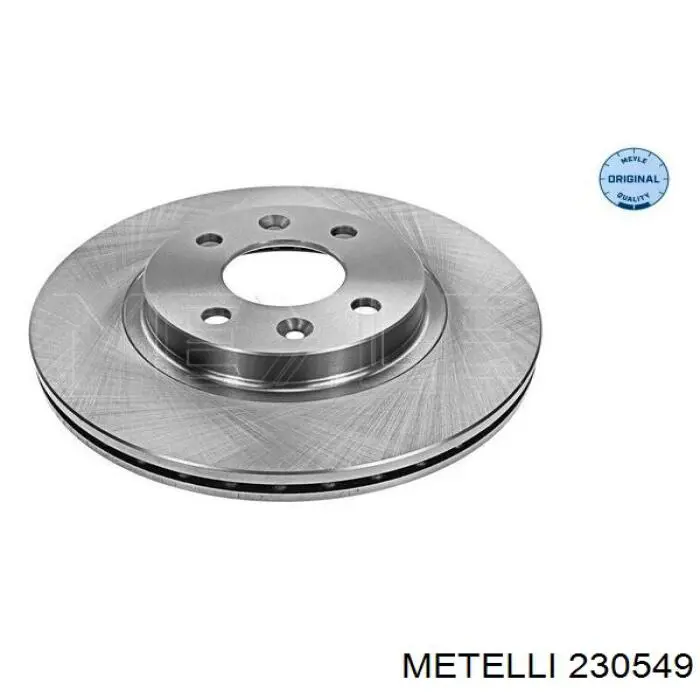 230549 Metelli диск тормозной передний