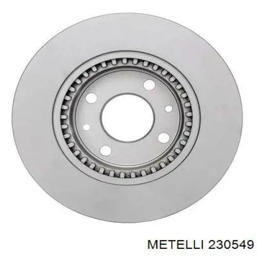 230549 Metelli Диск тормозной передний