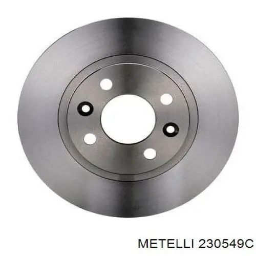 Передние тормозные диски 230549C Metelli