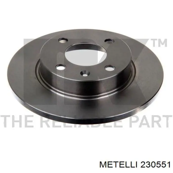 230551 Metelli передние тормозные диски