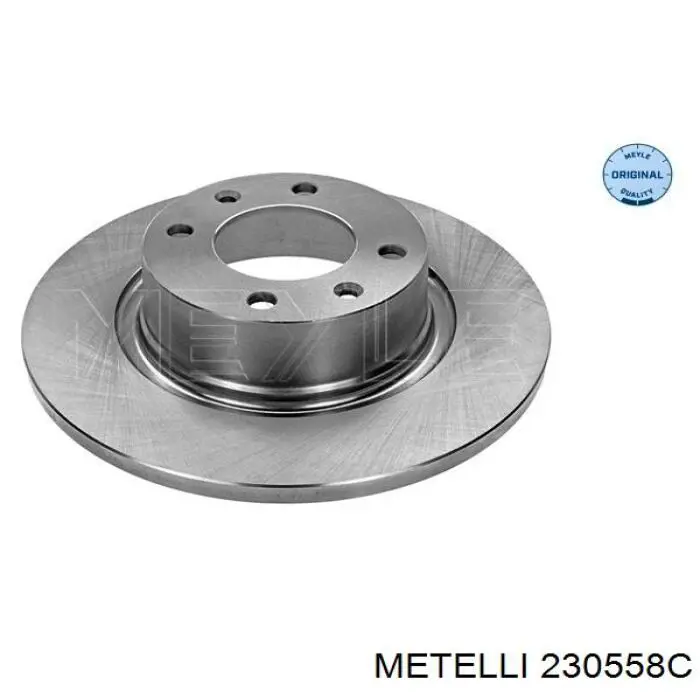 23-0558C Metelli диск тормозной задний