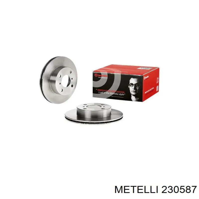 Передний тормозной диск Metelli 230587