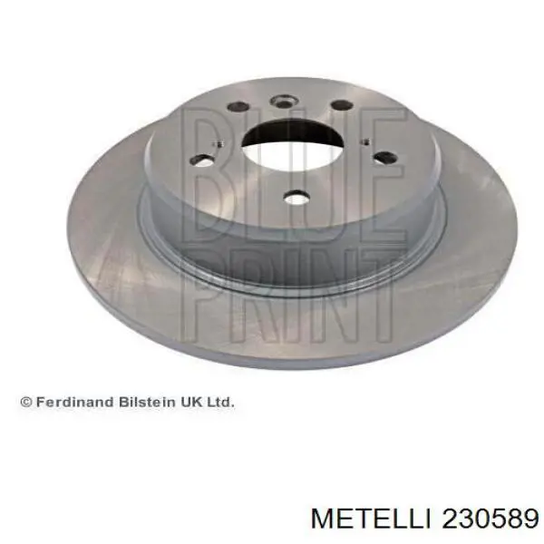 Передние тормозные диски 230589 Metelli