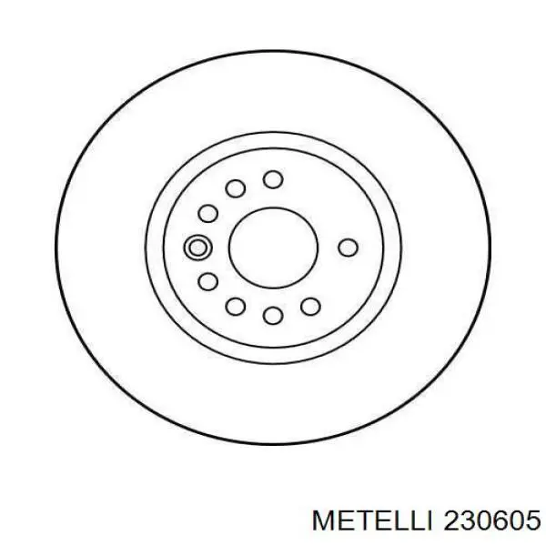 Купить 230605 Metelli Ротор тормозной