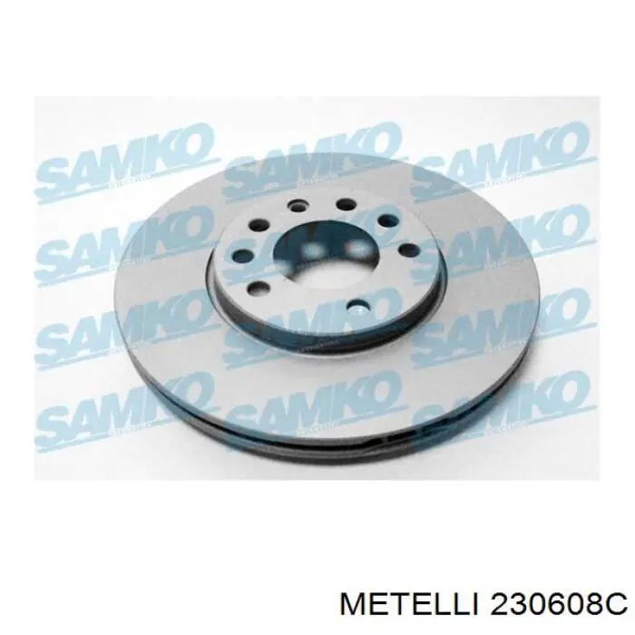 230608C Metelli Диск тормозной передний