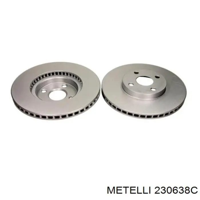 Передние тормозные диски 230638C Metelli