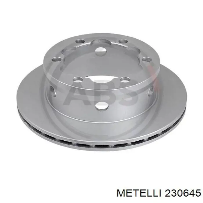 Купить 230645 Metelli Диск тормозной задний