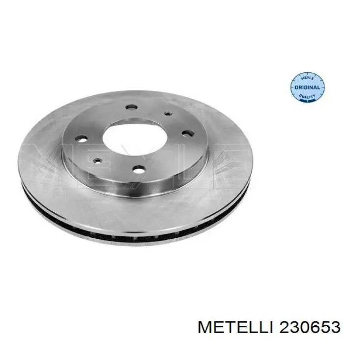 230653 Metelli диск тормозной передний