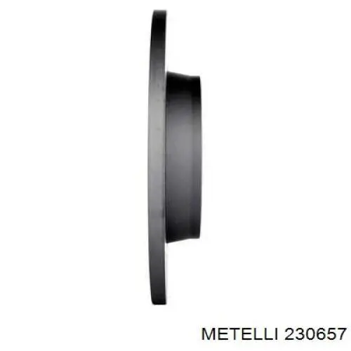 Купить 230657 Metelli Диск тормозной задний