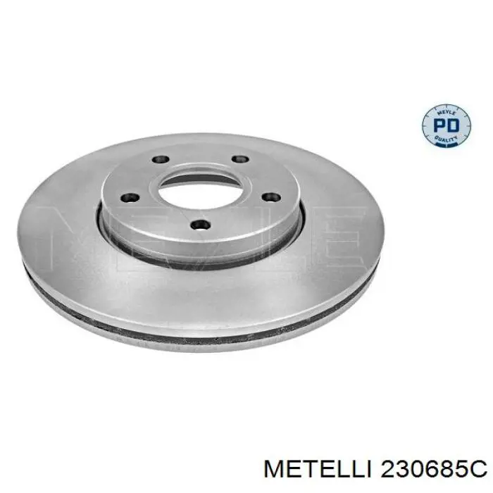 230685C Metelli Диск тормозной передний