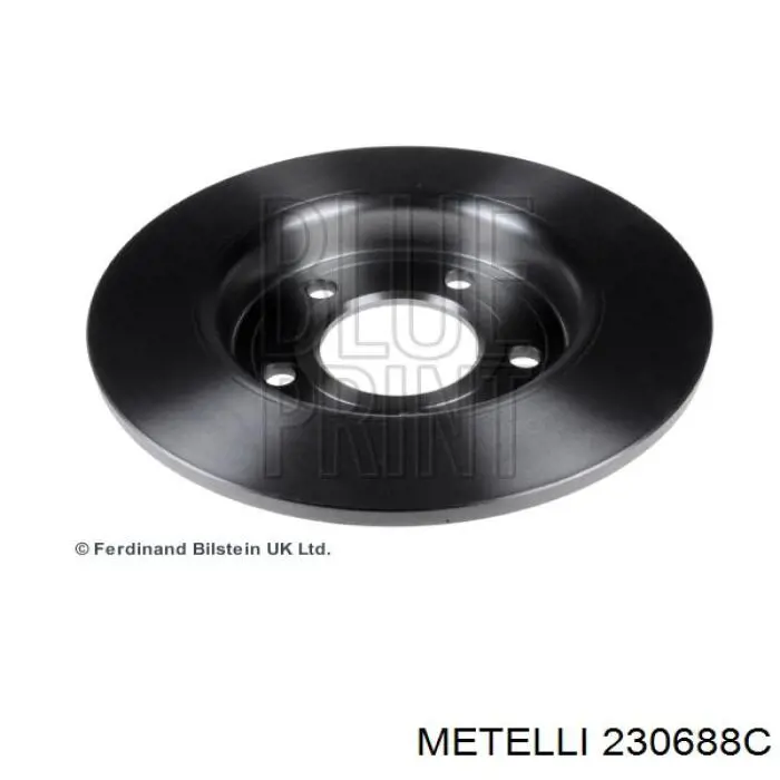 Задний тормозной диск Metelli 230688C цена, от 27.66 USD