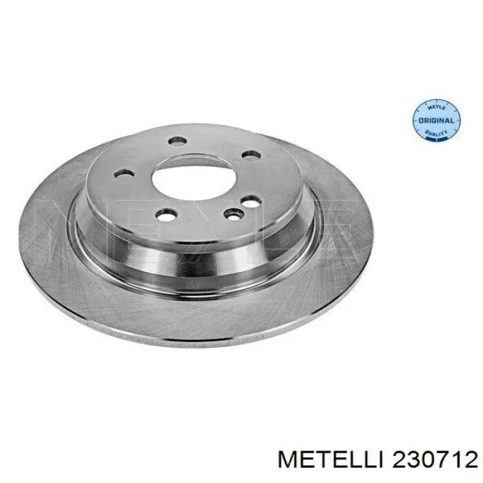 Задний тормозной диск Metelli 230712 цена, от 34.17 USD